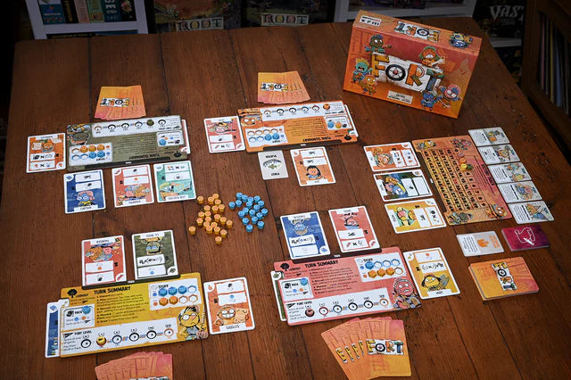 Fort board game components