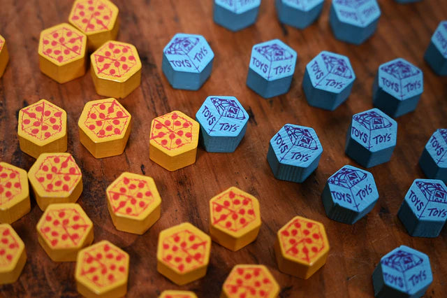 Fort board game components