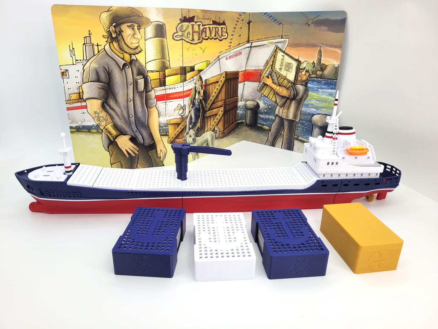 Le Havre deck holder and ship