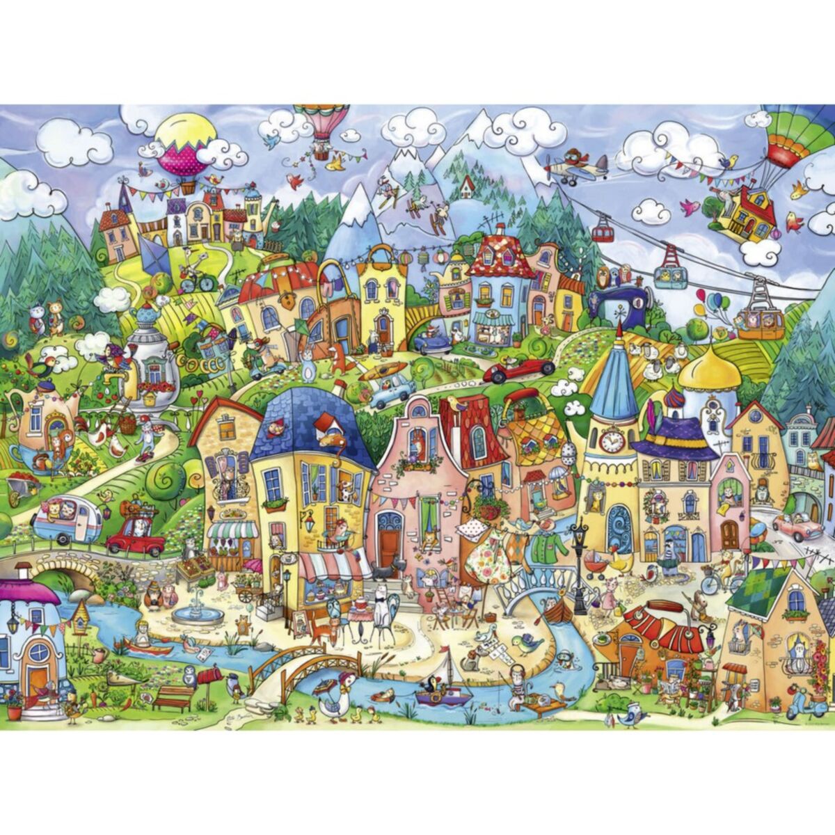 Berman Happytown 1500pc Puzzle