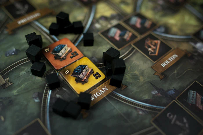 Brass Lancashire board game coal mine