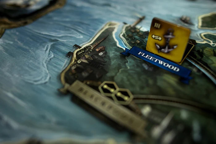 Brass Lancashire board game port Fleetwood