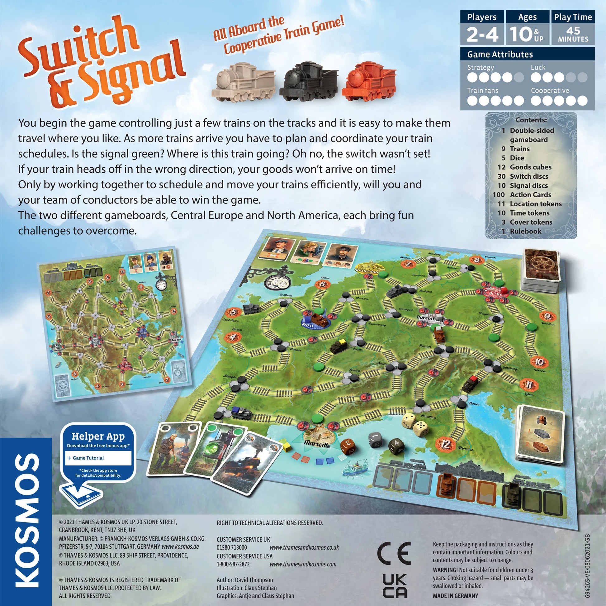 Switch and Signal board game