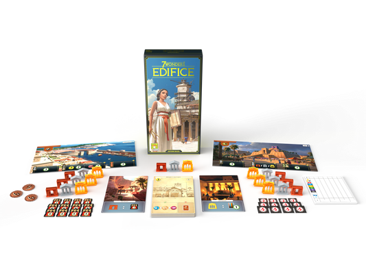 7 Wonders Edifice Expansion components