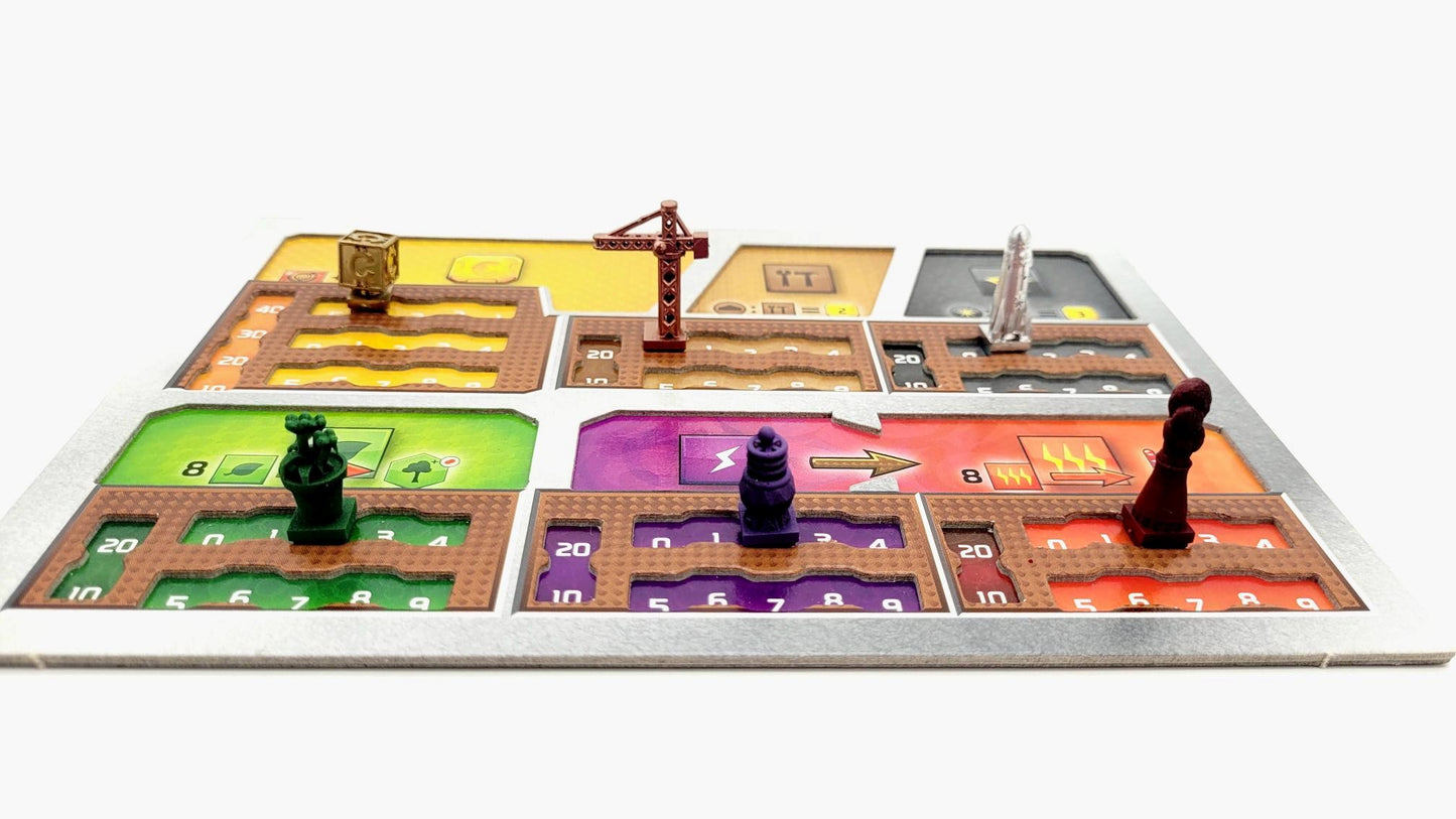 Player Advancement Tokens for Terraforming Mars