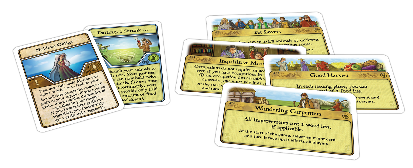 Agricola 15th Anniversary cards