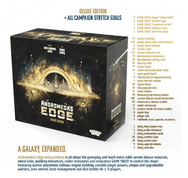 Andromeda Edge Deluxe Contents