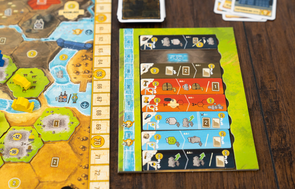 Boonlake board game action queue