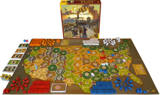 Catan Settlers of America trails to rails