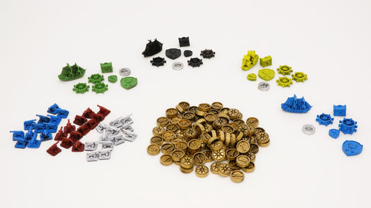Maracaibo board game upgraded componentss