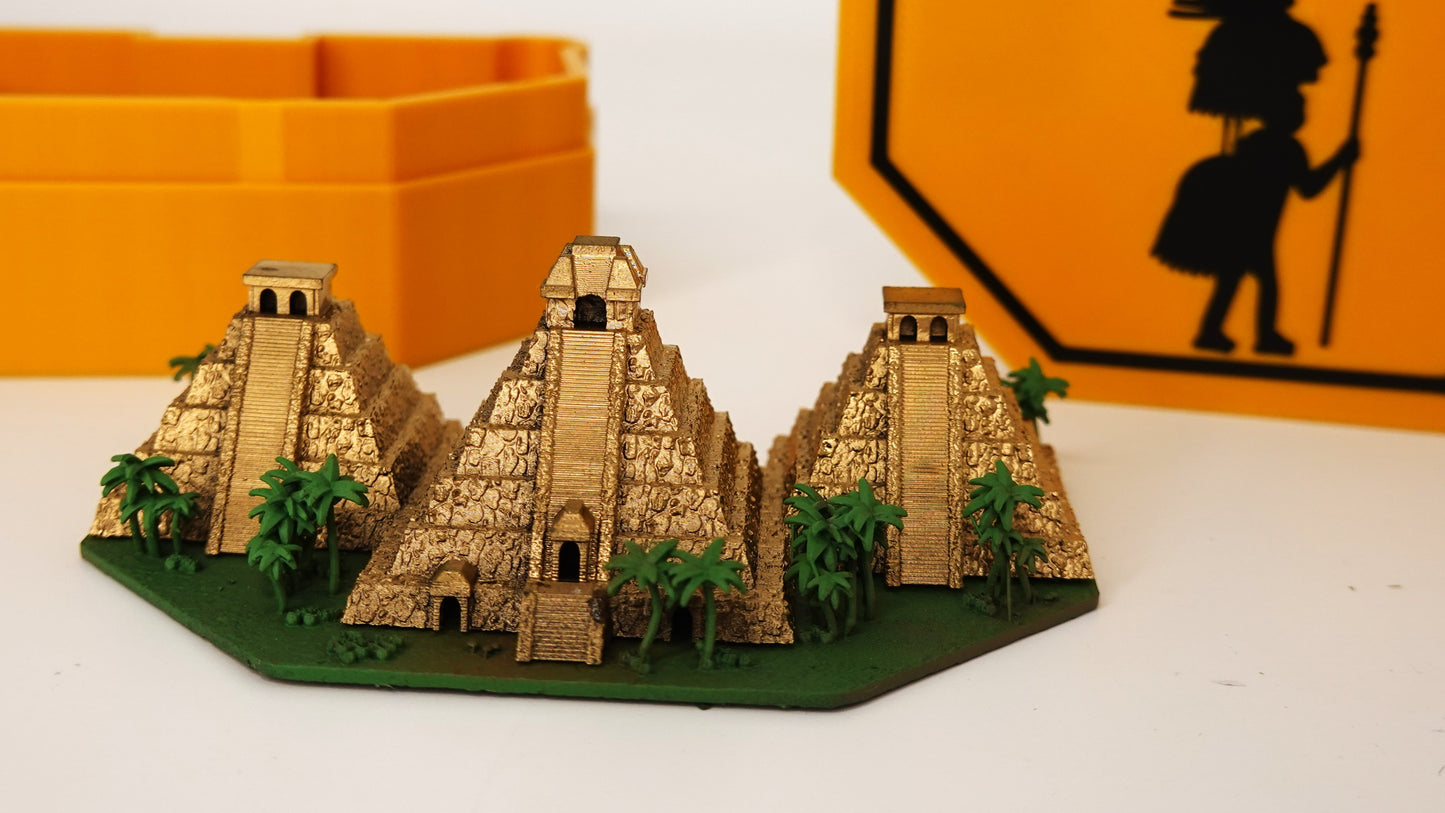 El Dorado upgrade close up of Aztec Pyramids