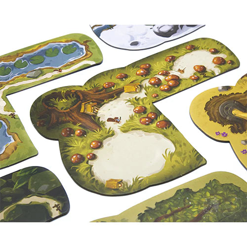 Everdell Bellfaire game components