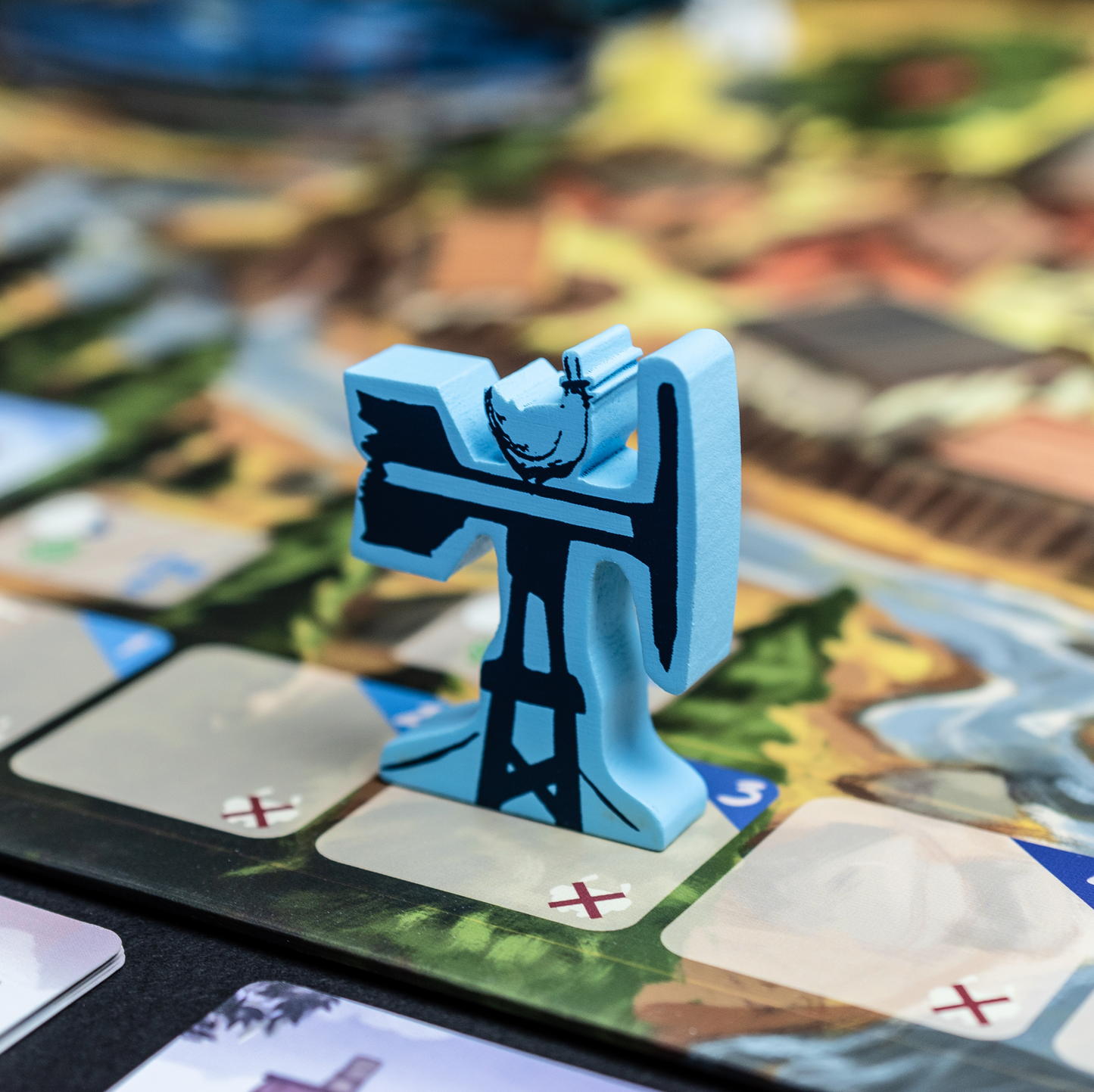 Flock Together board game meeple
