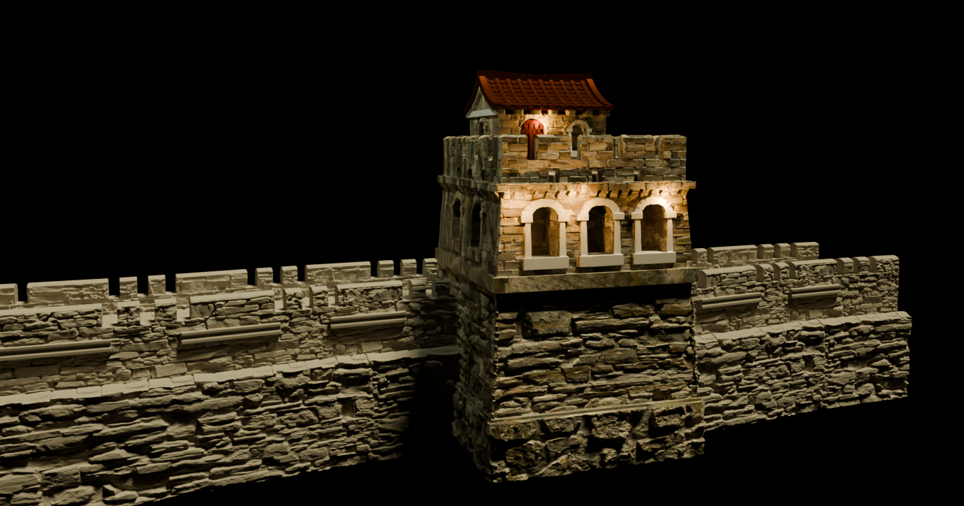 The Great Wall Board game upgrade render