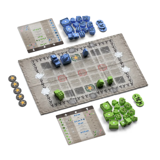 Gruntz the board game setup