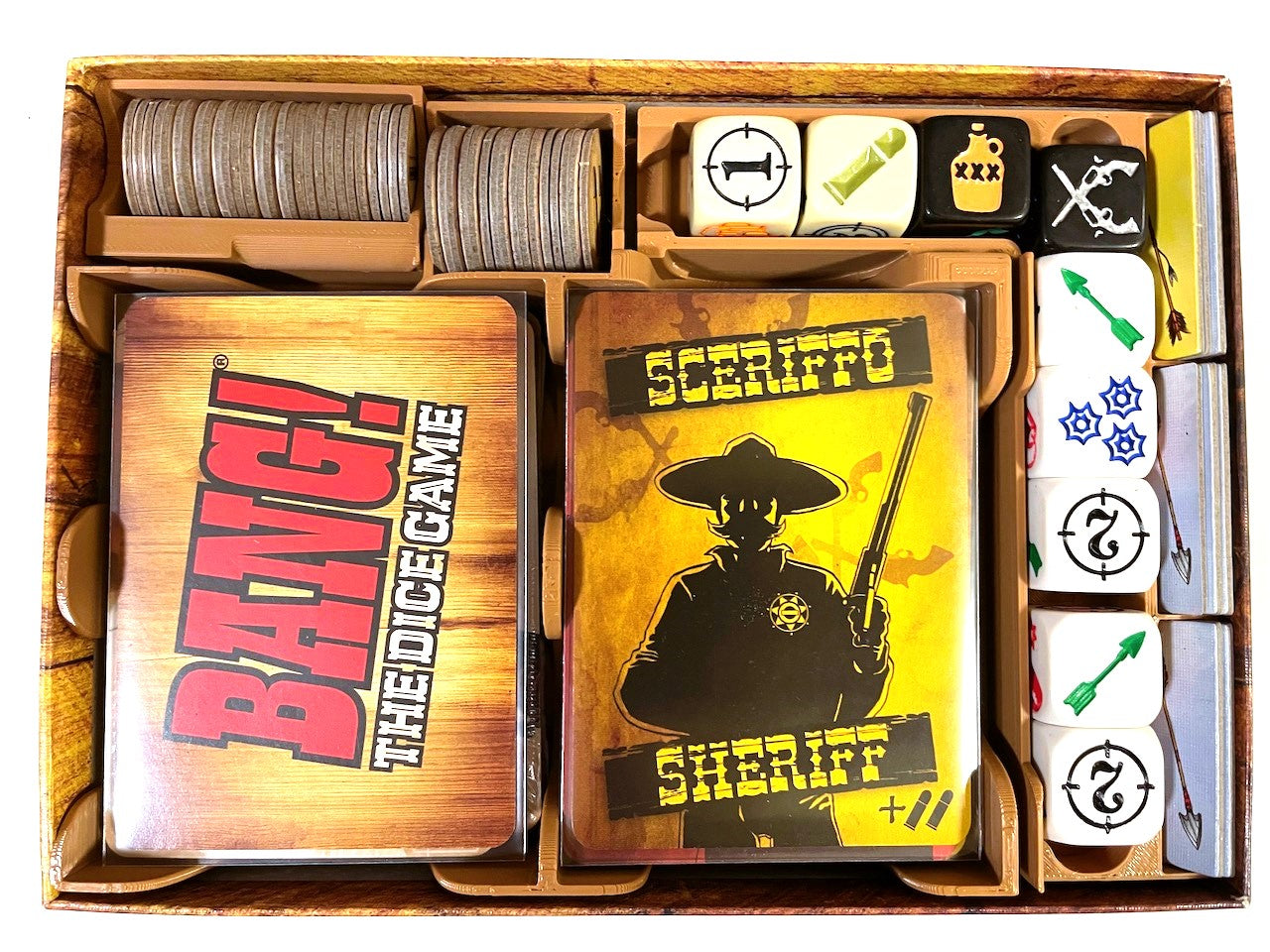 Organiser for Bang the Dice Game