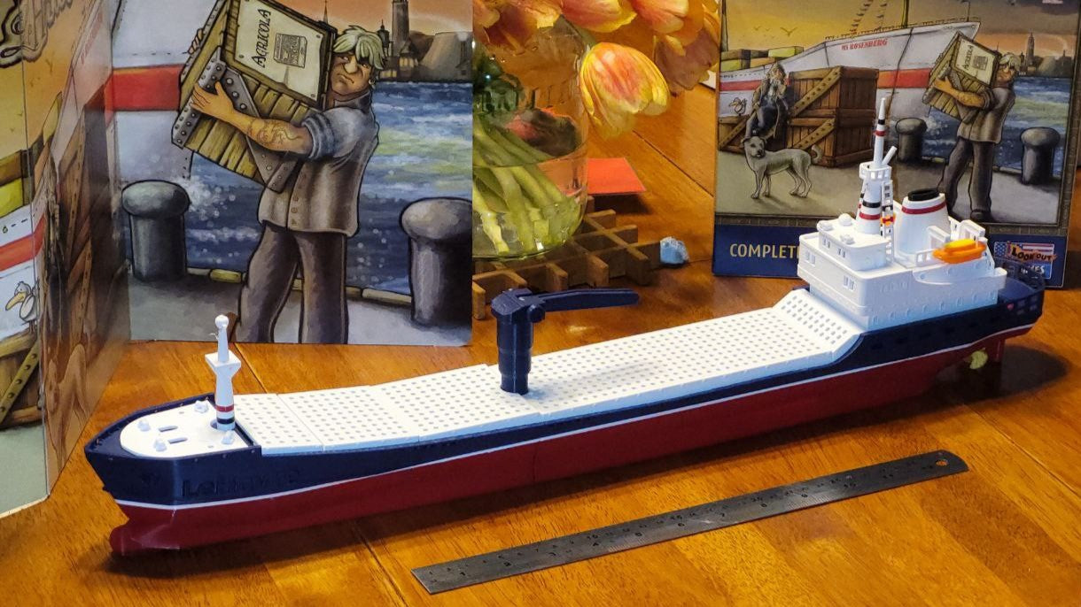Ship Token Holder and Box Organiser for LeHavre