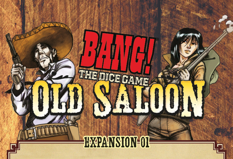 Bang Old Saloon Dice Game Card Art