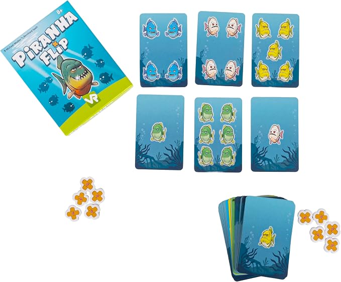 Piranha Flip cards