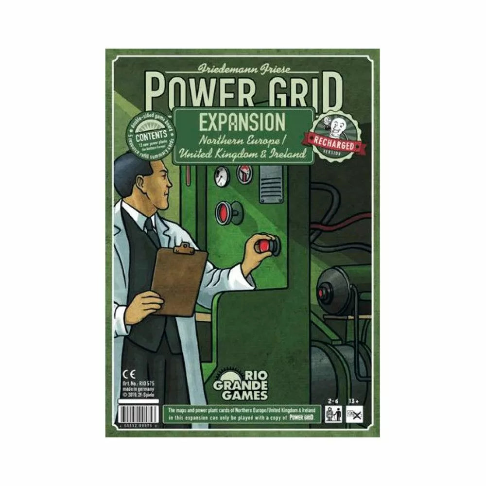 Power Grid UK Europe Ireland map