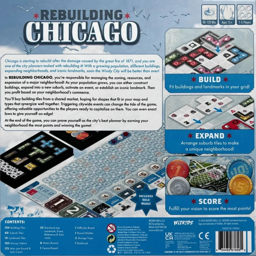 Rebuilding Chicago Back of box