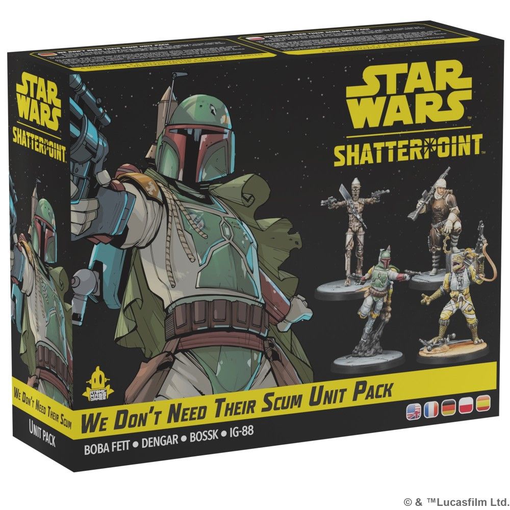 Star Wars Shatterpoint – We Don’t Need Their Scum Squad Pack