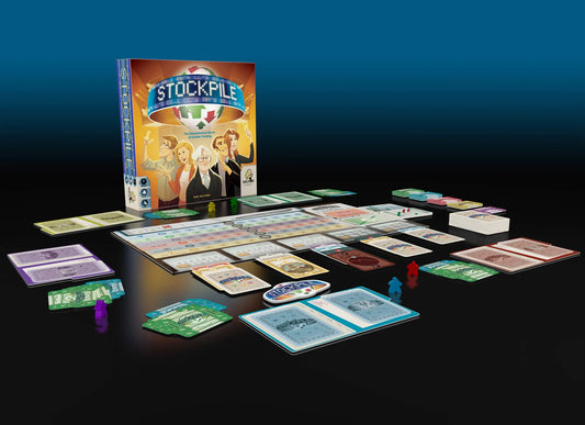 Stockpile board game setup