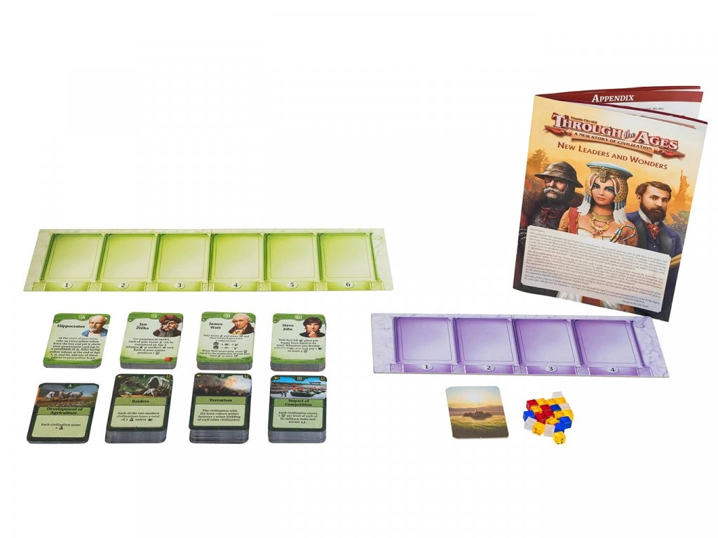 Through the Ages New Leaders and Wonders components