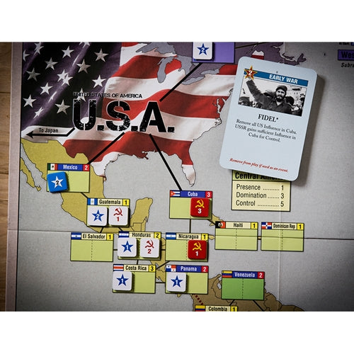 Twilight Struggle board game components