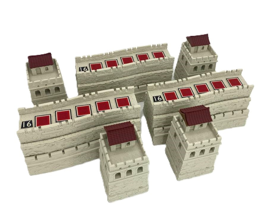 Great Wall Board Game with upgraded walls and towers.