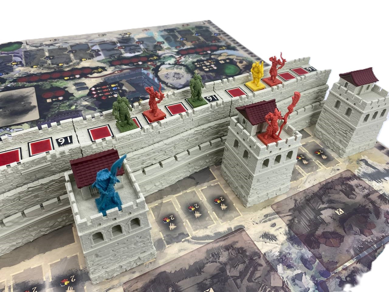 The Great Wall Board game upgrade walls and towers