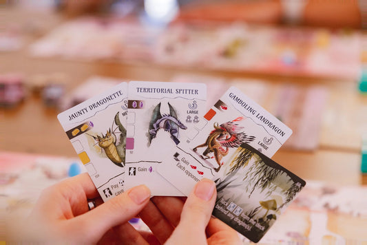 Wyrmspan board game cards