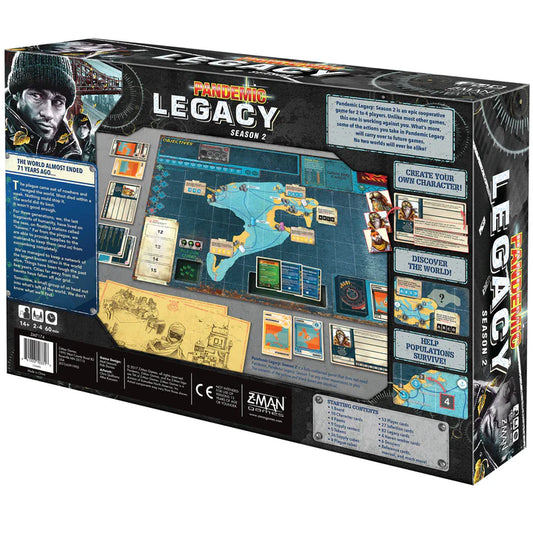 Pandemic Legacy back of box