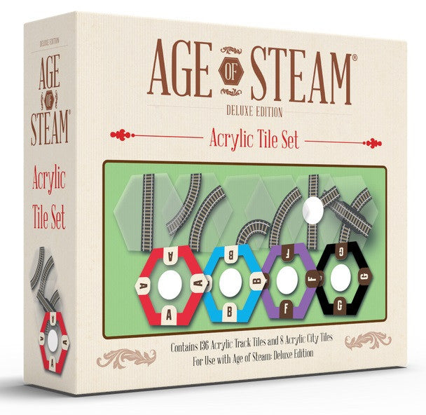 Age of Steam Acrylic Upgrade Tile Set