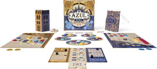 Azul Duel board game setup