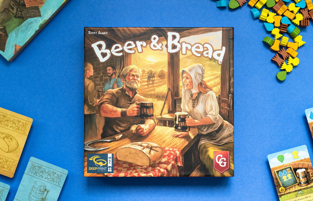Beer and Bread at the table