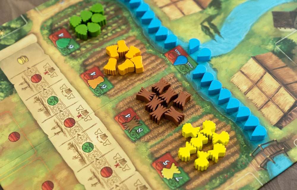 Beer and Bread board game harvesting