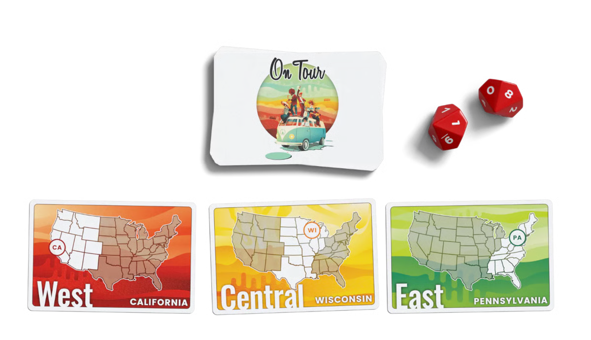 On Tour board game