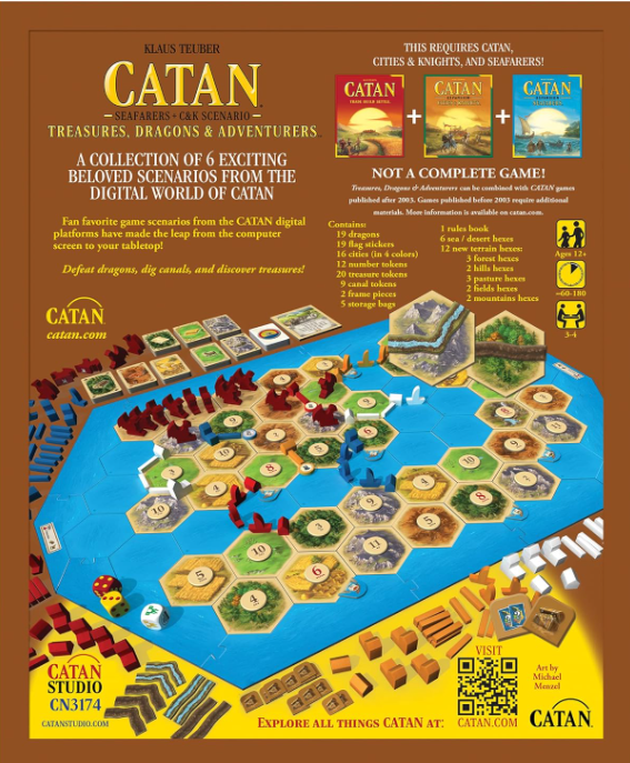 Catan treasures and dragons adventurers