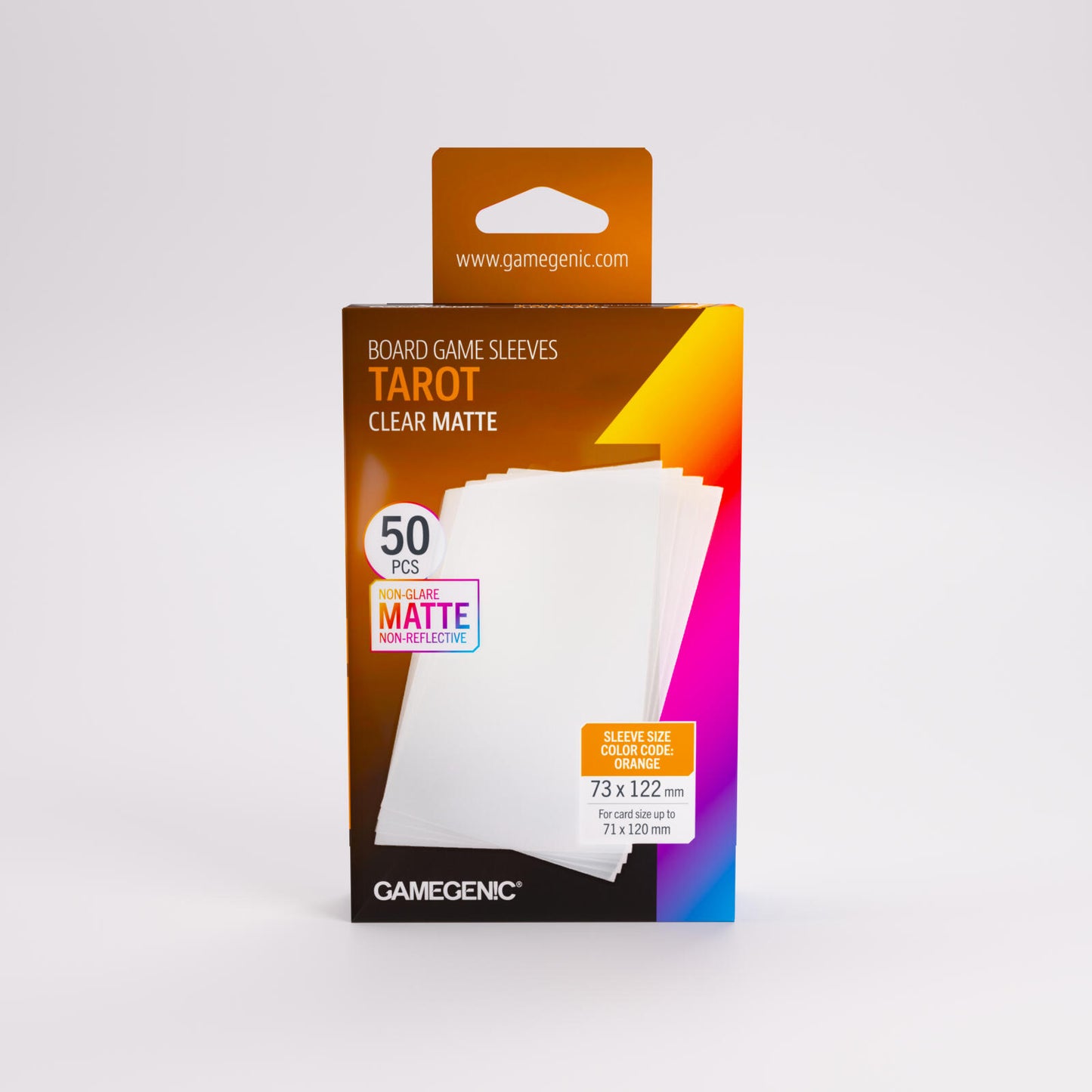 Matte Sleeves - Tarot-Sized Sleeves 73x122mm (50 Sleeves)