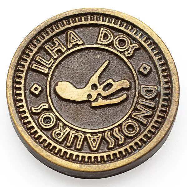 Dinosaur Island Metal Coins by Moedas & Co
