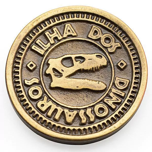 Dinosaur Island Metal Coins by Moedas & Co