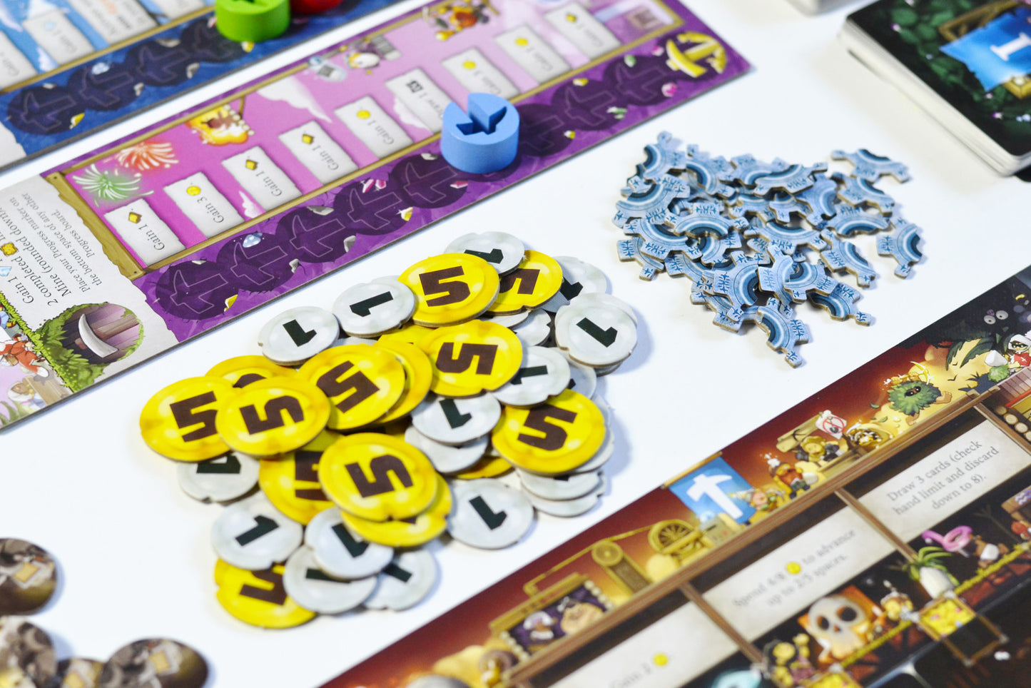 Imperial Miners board game components
