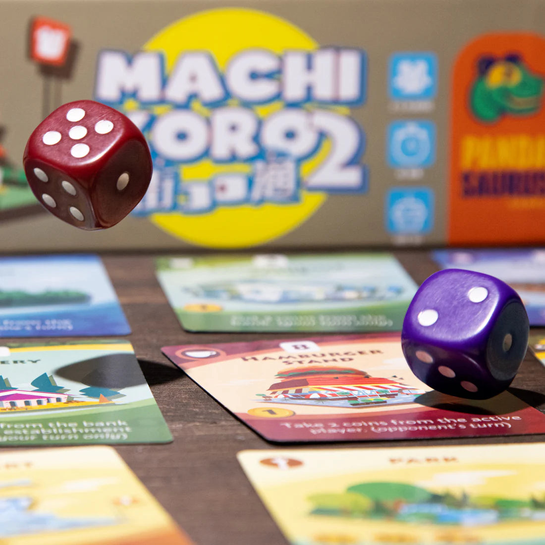 Machi Koro 2 rolling the dice