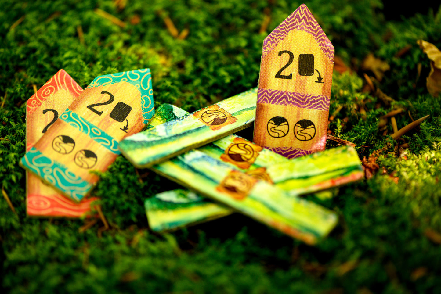 Meadow Pegs and road tokens