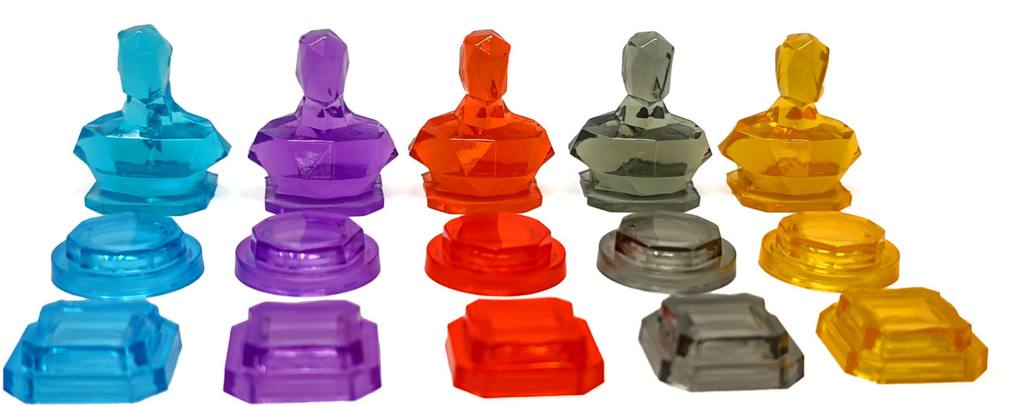 Metrorunner board game meeples