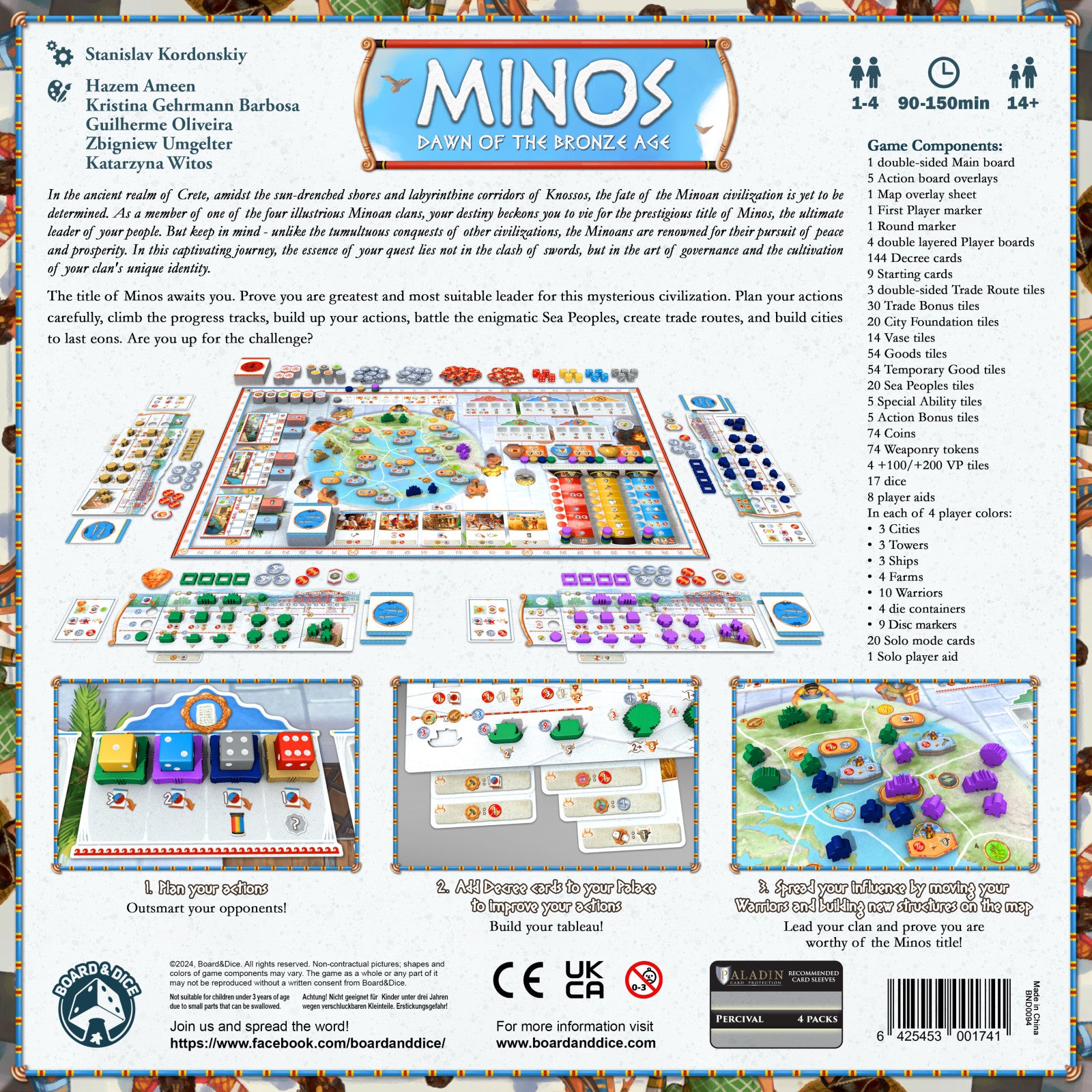 minos dawn of the bronze age board game