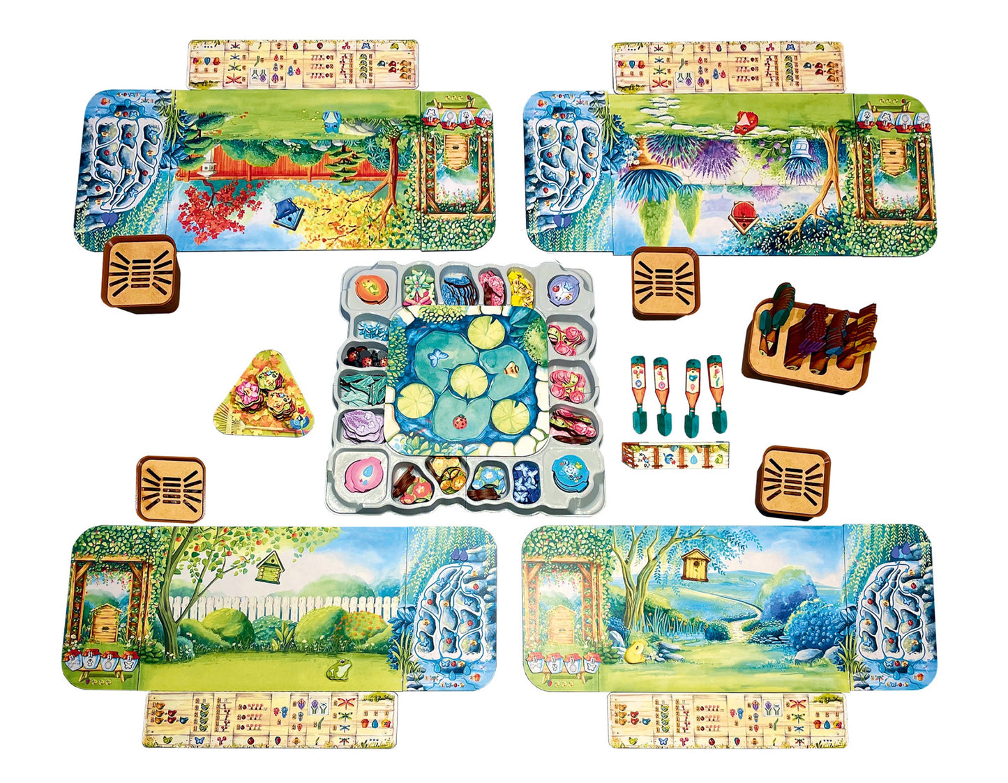 Pergola board game components