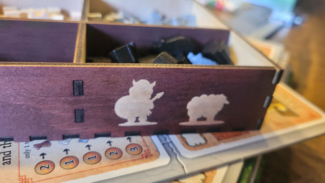 Timber Organiser for Caverna