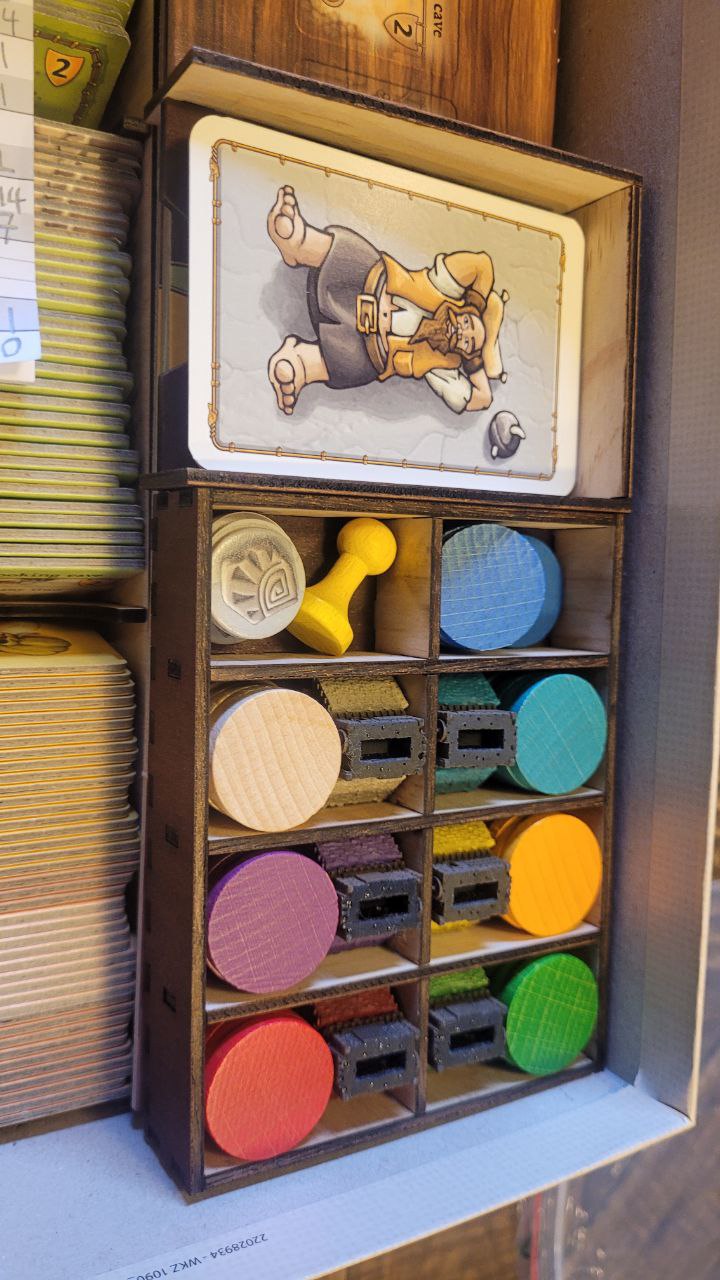 Timber Organiser for Caverna